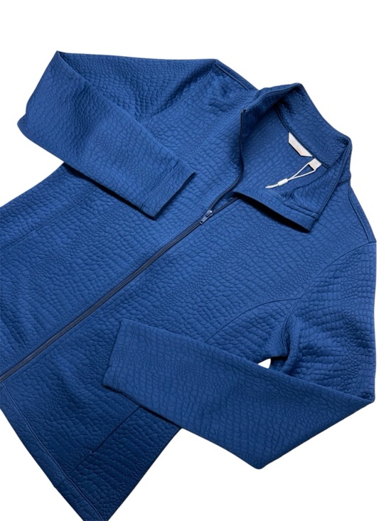 Lady Hagen Jackets & Blazers - LADY HAGEN Golf Blue Full Zip Jacket M Pebble Textured